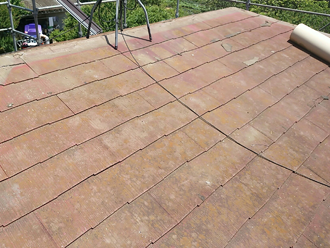 町田市　スレート屋根を屋根カバー工法で改善